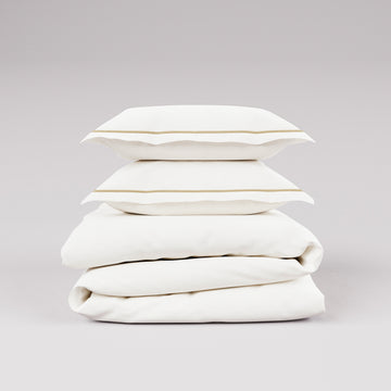 CONFINE Set Copripiumino - Naturale