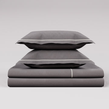 CONFINE Set Lenzuola - Antracite