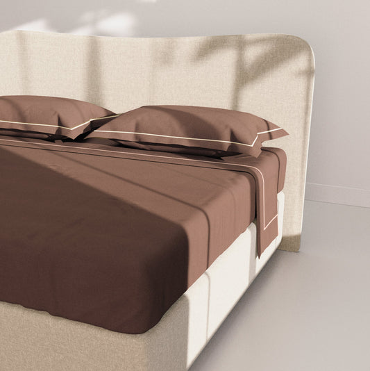 CONFINE Set Lenzuola - Cioccolato