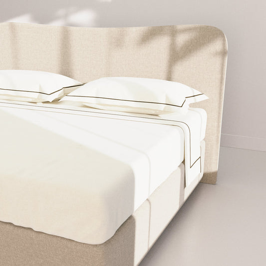 CONFINE Set Lenzuola - Latte