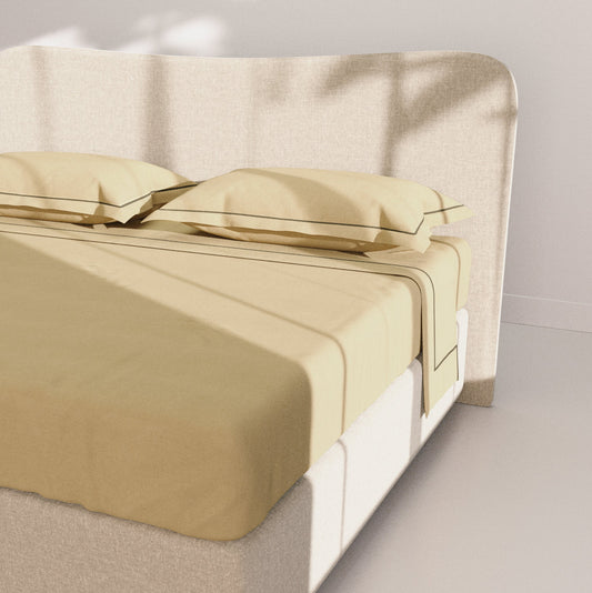 CONFINE Set Lenzuola - Ocra