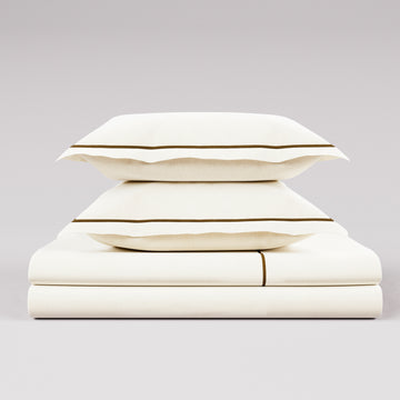 CONFINE Set Lenzuola - Latte