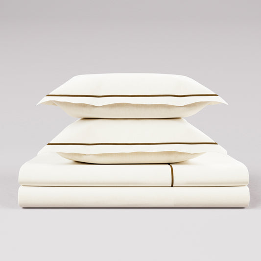 CONFINE Set Lenzuola - Latte