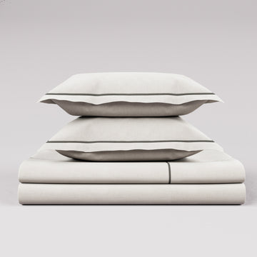 CONFINE Set Lenzuola - Madreperla