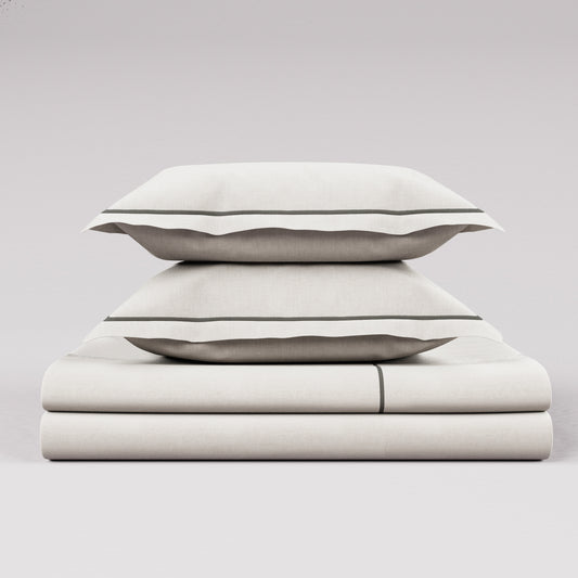 CONFINE Set Lenzuola - Madreperla