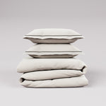 CONFINE Set Copripiumino - Madreperla