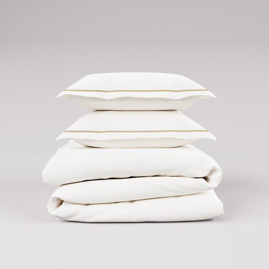 CONFINE Set Copripiumino - Naturale