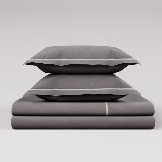 CONFINE Set Lenzuola - Antracite