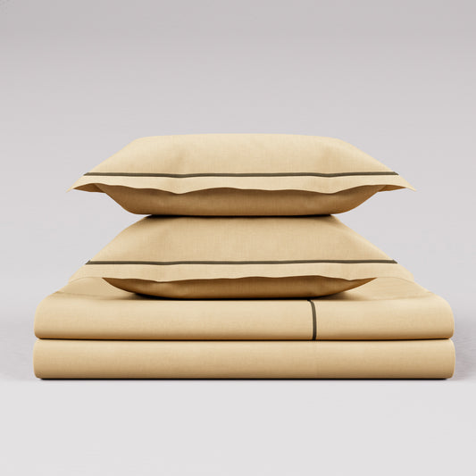 CONFINE Set Lenzuola - Ocra